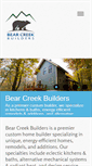 Mobile Screenshot of bearcreekbuilders.com